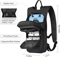 Échantillon Gratuit - Sac à Dos d'Hydratation Tactique Extérieur Jiayuan Modèle 56332 en EVA avec Fermeture Éclair et Filtration Camel, 36-56L