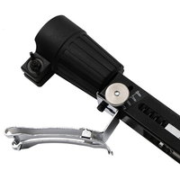 Tête de pistolet à vis pour ceinture de chaîne Pistolet d'alimentation automatique pour clous Tournevis électrique Décoration pour bois Tête de tournevis autotaraudeuse