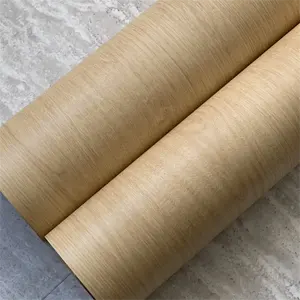 Película de PVC de grano de madera de buena calidad sin muestras para MDF