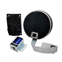 Serrure électronique durable en alliage de zinc avec empreinte digitale antivol et clavier à code pour coffres-forts, armoires et tiroirs de salle de sport