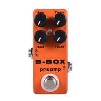 Pédale d'Effets Personnalisée OEM en Aluminium Multi-Effets Guitare Nux (Delay, Distortion, Overdrive, Chorus) avec True Bypass pour Basse et Guitare
