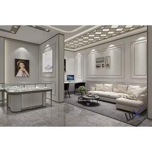 Soportes de exhibición de joyería personalizados LUX y vitrinas para decoración de tiendas con 5 años de garantía Personalización de color y servicios ODM - Product Image 4