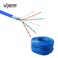 Cable de Red UTP Ethernet Cat6A Cat5e para Interiores y Exteriores, 305m, de Fábrica OEM SIPU 2026