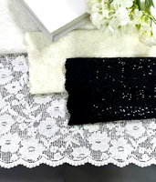 Nouvelle collection de tissus en dentelle tricotée, dentelle florale à paillettes pour la décoration de robes et de vêtements