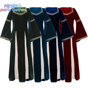 Vestidos de Princesa de la Edad Media Estilo Renacentista HESPER para Niñas, Disfraces de Halloween para Danza y Representaciones Escénicas, con Mangas Abullonadas y Falda - Product Image 2