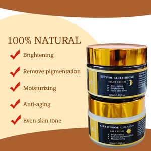 Etiqueta privada Cosméticos orgánicos para el cuidado de la piel Vitamina C Blanqueamiento DE LA PIEL Crema hidratante Glutatión Blanqueamiento Crema de día y noche - Product Image 5