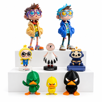Figur Karakter Anime Game Film Cetak 3D Resin SLA Kustom Detail Tinggi Presisi Prototipe Cepat Warna Kustom Satu Buah