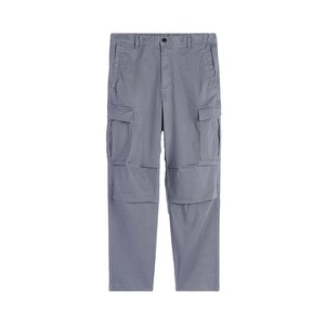Pantalon cargo en coton de coupe régulière poches latérales poches sur les jambes à soufflet avec fermeture à pression pantalon cargo pour hommes sur mesure - Product Image 4