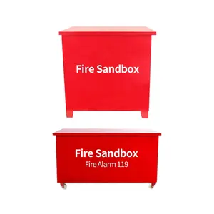 Mengurangi peralatan risiko api merah beberapa spesifikasi pemadam kebakaran pasir kotak