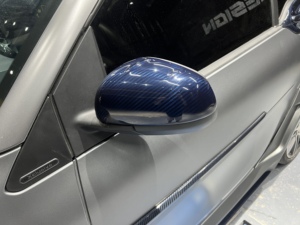 Pour Mercedes Benz <span class=keywords><strong>Smart</strong></span> Real Dry fibre de carbone rétroviseur boîtier rétroviseur latéral boîtier rétroviseur inversé couverture - Product Image 6