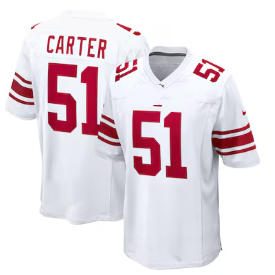 Conjunto de Camiseta de Fútbol Americano de Nueva York para Jóvenes Hombres # 1 Nabers # 51 Carter # Camiseta de Manga Corta Wilson 6 Dart con Costuras - Product Image 3