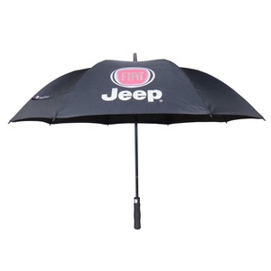 Ombrello da Golf di alta qualità Extra Large antivento mezzo automatico aperto promozionale aziendale impermeabile ombrello personalizzato - Product Image 1