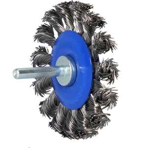 BRILLIANT TOOLS - BT103109 Cepillo de disco, trenzado, Ø 75 mm con soporte de 6mm-EAN 4042146868676 ABRASIVOS - Product Image 3