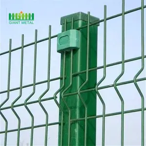 Barrière de bordure de jardin soudée courbée par 3D décorative de grillage de prix bon marché pour le panneau de clôture - Product Image 1