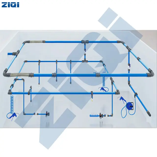 Abrazadera de tubo de aire de aluminio rígido de tubería de aire comprimido de 100mm de diámetro de fabricante profesional con buen precio para la industria