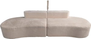 Sofá Compacto en Línea Recta que Ahorra Espacio, Sofá Cama Modular Convertible Tapizado en PU Resistente con Relleno de Espuma - Product Image 6