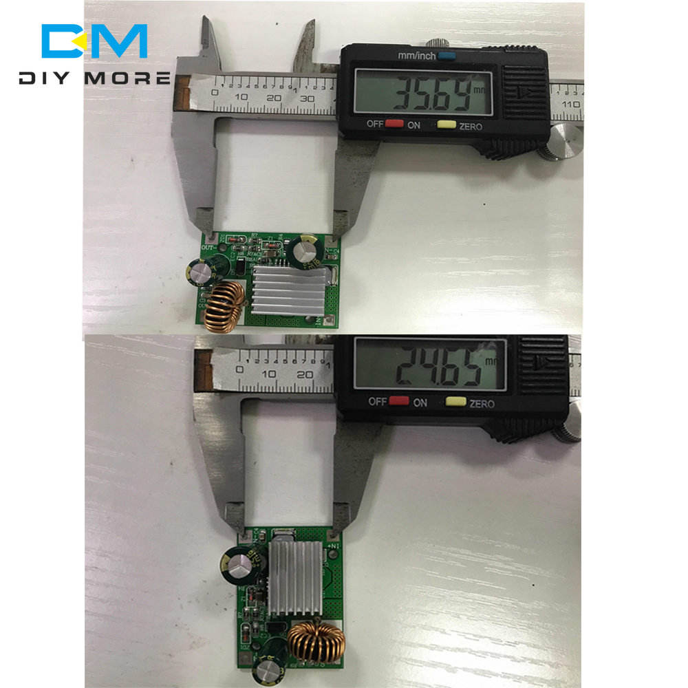 Mini DC Buck Step Down Converter 5V-24V 12V To 3.3V 3A Power Supply PCB Module E - Foto 5