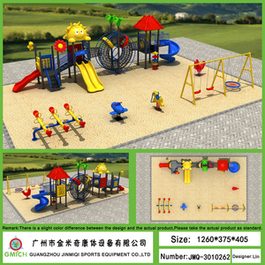 Équipement de parc d'attractions professionnel Équipement de terrain de jeu extérieur pour enfants <span class=keywords><strong>Jeux</strong></span> de terrain de jeu extérieur pour bébés en plastique pour enfants - Product Image 2
