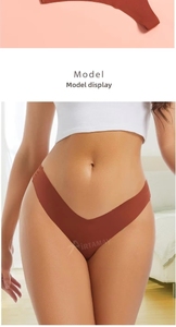 Ropa Interior Deportiva Europea y Americana al por Mayor, Sexy, Transpirable, de Nailon y Algodón, sin Costuras, para Mujer, Talla Grande - Product Image 5