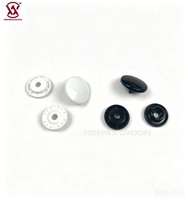 Boutons à pression ronds pour bavoir T5 couvercle en plastique bouton-poussoir attache pour vêtements accessoires bricolage artisanat