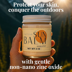 Protector Solar de Sebo al por Mayor, FPS 20, 30, 50, Protección UV de Amplio Espectro, Bálsamo Hidratante de Sebo Batido con Miel de Animales Alimentados con Pasto - Product Image 5
