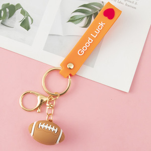 Porte-clés sphérique 3D multi-styles de haute qualité, porte-clés de simulation sportive pour voitures, pendentif de porte-clés pour sac à dos, idéal pour les cadeaux - Product Image 5