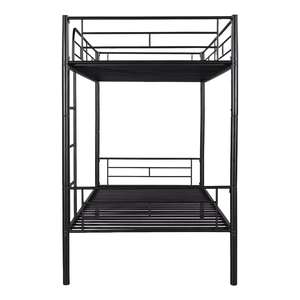 Современная студенческая двухъярусная Металлическая стальная двухъярусная кровать школьная двухъярусная металлическая двухъярусная кровать с лестницей - Product Image 2