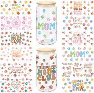 Vinilos Adhesivos UV DTF de Alta Definición para Vasos, Resistentes al Agua, para Manualidades Personalizadas en Vidrio, PVC/Vinilo - Product Image 6