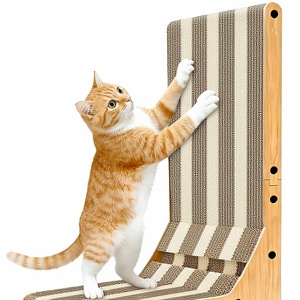Rascador para Gatos <span class=keywords><strong>3</strong></span> en 1 con Pista de Bolas Interactiva y Almohadilla Reversible para Rascar, Descansar y Jugar, Duradero - Product Image 1