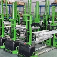 Gerbeur autoporteur électrique JG 1000kg 500kg, gerbeur autoporteur électrique complet, gerbeur autoporteur pour camion, gerbeur monte-charge pour camion, chariot élévateur CE