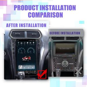 วิทยุติดรถยนต์ขนาด 13.6 นิ้ว ปี 2013 2014 2015 2016-2019 สำหรับ Ford Explorer 2011 2012 ระบบนำทาง GPS สำหรับรถยนต์ พร้อม 4G WIFI  แบบเดียวกับของแท้ พร้อมปุ่มควบคุมแบบเดิม - Product Image 5