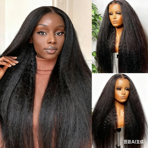 Peluca de Cabello Humano Virgen Brasileño Remy con Frente de Encaje Transparente 13x4, Ondas de Agua Largas y Múltiples Patrones de Rizo Disponibles para Mujeres - Product Image 5