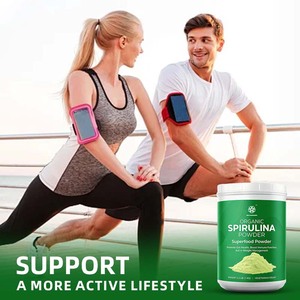 Poudre de superaliments de marque privée pour adulte stimuler la fonction immunitaire promouvoir la santé intestinale poudre de spiruline biologique - Product Image 4