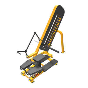 Тренажерный зал: оборудование для фитнеса. Регулируемая многоцелевая силовая тренировочная пластина с фронтальной нагрузкой, Lat - Product Image 1