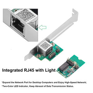 Adaptador Ethernet Interno IOCREST M.2 B+M Key 1G, Tarjeta de Red 1G/1000M con Chipset Realtek 8111H para Servidor/Escritorio - Product Image 2