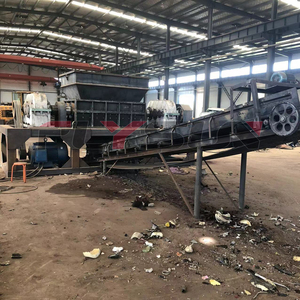 Chất lượng cao phế liệu kim loại ba bánh màu thép gạch vỏ xe Shredder máy - Product Image 5
