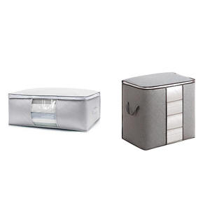 Grand sac de rangement pour vêtements avec poignée renforcée, idéal pour les couettes, les couvertures, le rangement sous le <span class=keywords><strong>lit</strong></span>/ - Product Image 4