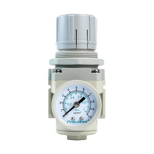 เครื่องปรับแรงดันนิวเมติก PSR20-02 0.05-0.85 Mpa พร้อมเกจวัด สำหรับการบำบัดแหล่งอากาศ - Product Image 1