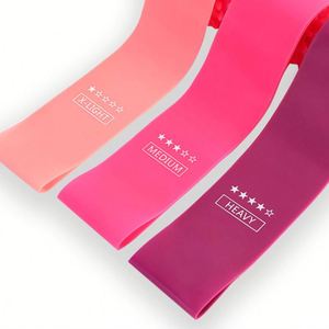 Bandes de résistance personnalisées pour la remise en forme à domicile, bandes d'exercice élastiques pour les étirements et les entraînements de musculation - Product Image 4