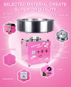 Hot Verkoop Commerciële Suikerspin Machine Roze Met Ce Voor Het Maken Van Snoep <span class=keywords><strong>Floss</strong></span>