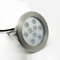 Projecteur submersible RGB extérieur IP68 en acier inoxydable 304 pour fontaine, avec contrôle DMX