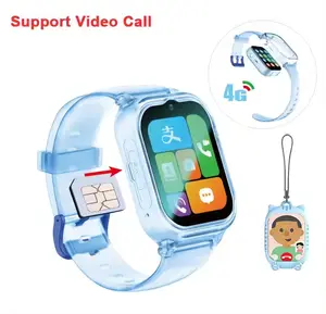 2024新款Z01 4g视频通话儿童手表700毫安时1.82英寸方形触摸屏全球定位系统无线网络1GB + 8GB儿童手表