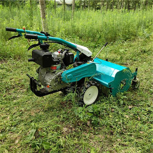 Tondeuse à <span class=keywords><strong>gazon</strong></span> multifonctionnelle à moteur diesel autopropulsée, type à poussée manuelle, machine à désherber et à <span class=keywords><strong>tondre</strong></span> les pelouses, type rotatif, pour vergers, 1 an - Product Image 4