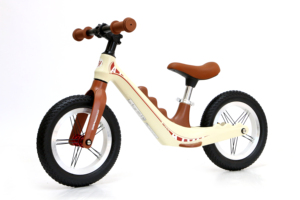Vélo d'équilibre pour enfants en alliage de magnésium à motif <span class=keywords><strong>dinosaure</strong></span> avec selle en cuir et pneus de 12 pouces pour apprendre à s'habiller en tenue de cycliste - Product Image 2