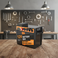 Centrale d'alimentation 12V, couvercle de tableau de bord électronique, chargeur CC, matériau ABS, protection contre les surcharges, certifié CE pour bateaux marins