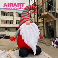 Figurines de Noël décoration gonflable Santa Gnomes nain pour l'extérieur