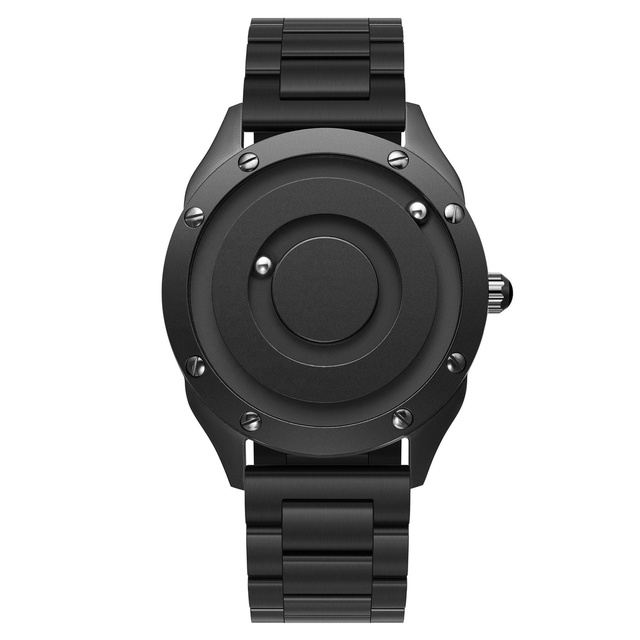 Hot Creative Watch for Men Magneto Ball Pointer Quartz Clock Male Peculiar Mens Watches Blind Touch to Get Time Gift