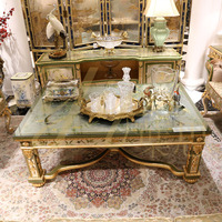 Yips LD-1203-0097 série européenne ensemble de Table basse de luxe motif floral peint à la main traditionnel pour salon meubles de maison