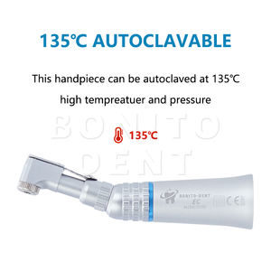 Manubrio dentistico a bassa velocità 1:1 anello blu tipo contrangolo per <span class=keywords><strong>E</strong></span>-<span class=keywords><strong>Type</strong></span> Air Motor strumenti di lucidatura dentista 22000-27000 RPM - Product Image 6