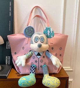 <span class=keywords><strong>Borsa</strong></span> di tela di grande capacità da donna 2025 Trendy per <span class=keywords><strong>topolino</strong></span> - Product Image 2